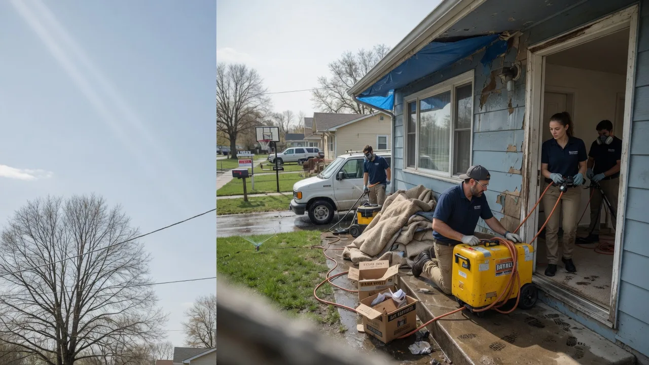 Basement Flood Cleanup in Grantsburg, IN near me